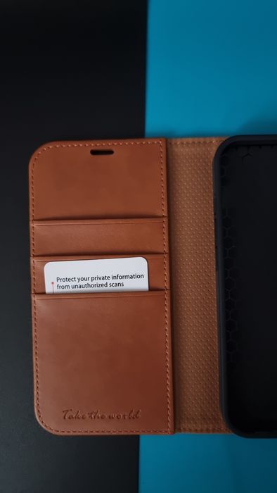 Etui Portfelowe TUCCH do IPhone 13 6,1, RFID