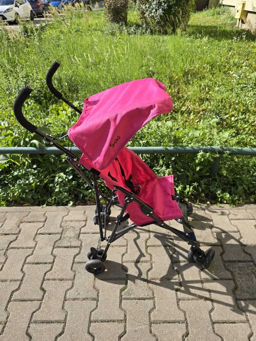 Wozek parasolka rozowa SMIKI