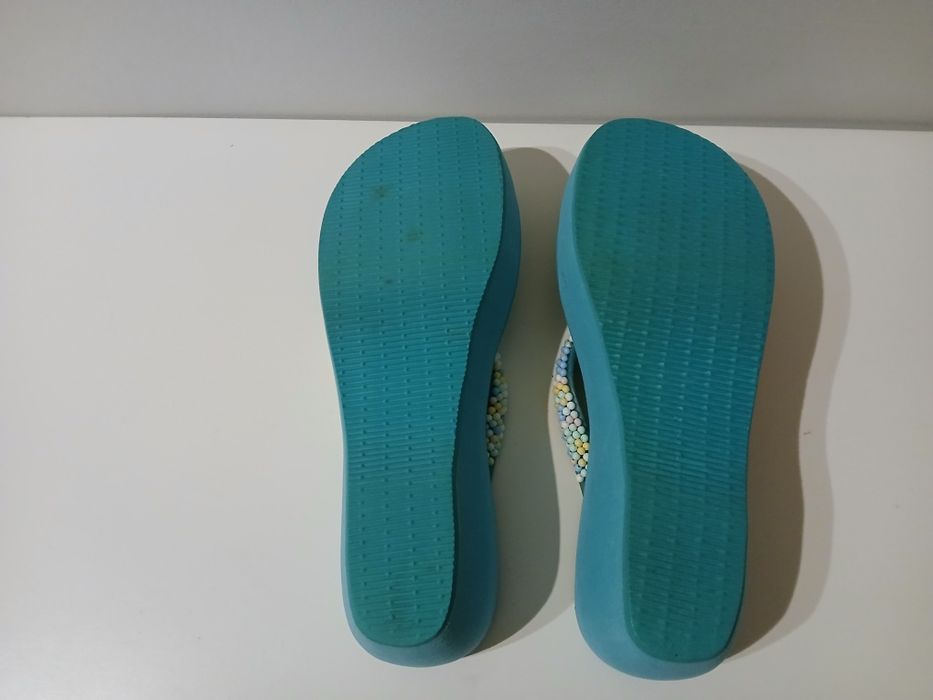 Havaianas altas verde água