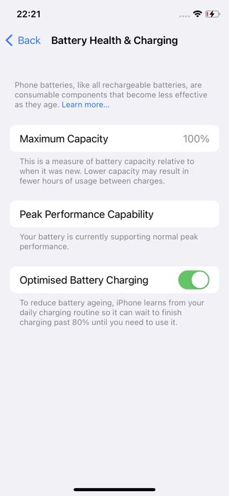 Iphone X 256 GB Silver