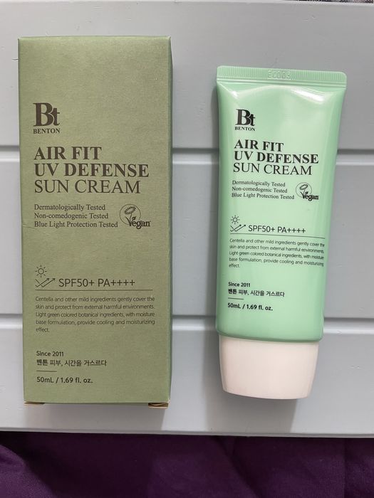 Benton SPF50+/PA++++ сонцезахисний крем з центелою