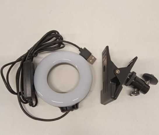 ANEL Luz Selfie 16 Cm Suporte Fixacao Videoconferencias