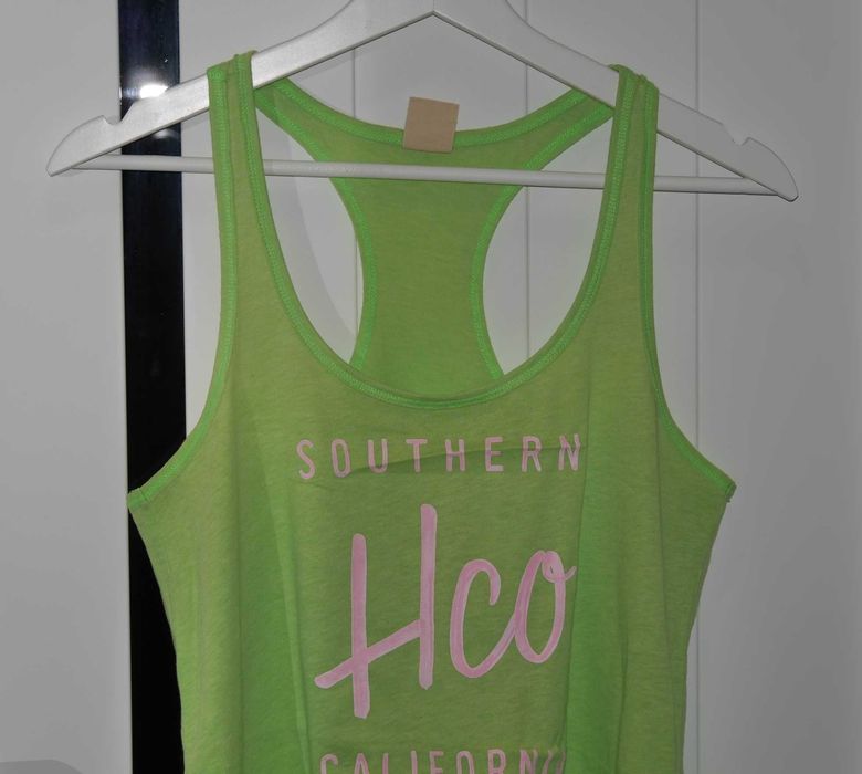 Hollister neonkowa bluzka bokserka 36 S