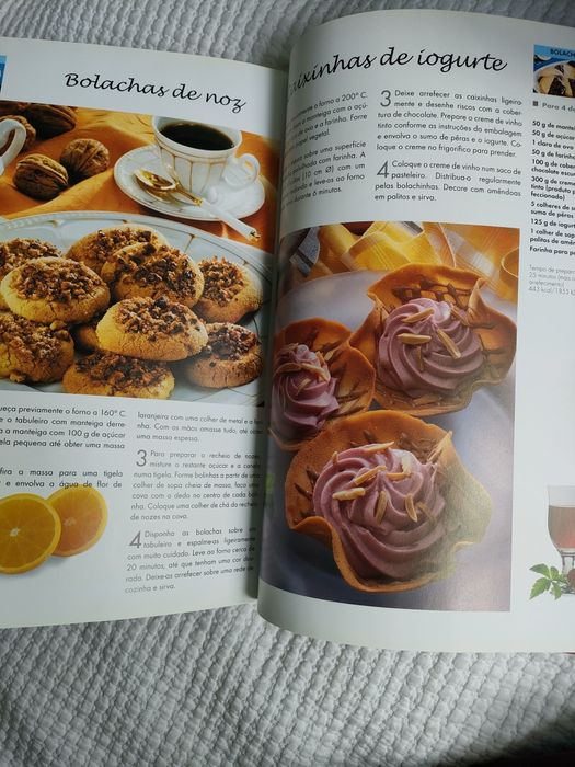 Livro de Pastelaria.Bolos,Tartes, Bolachas.