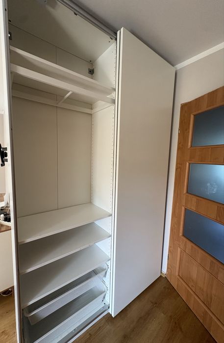 Szafa Ikea Pax Duza Przesuwne Drzwi Wysoka Waska