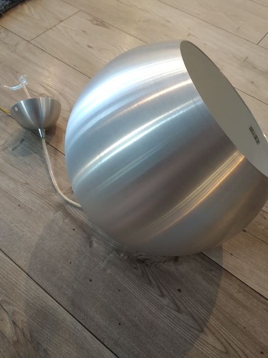 Lampa sufitowa srebrna