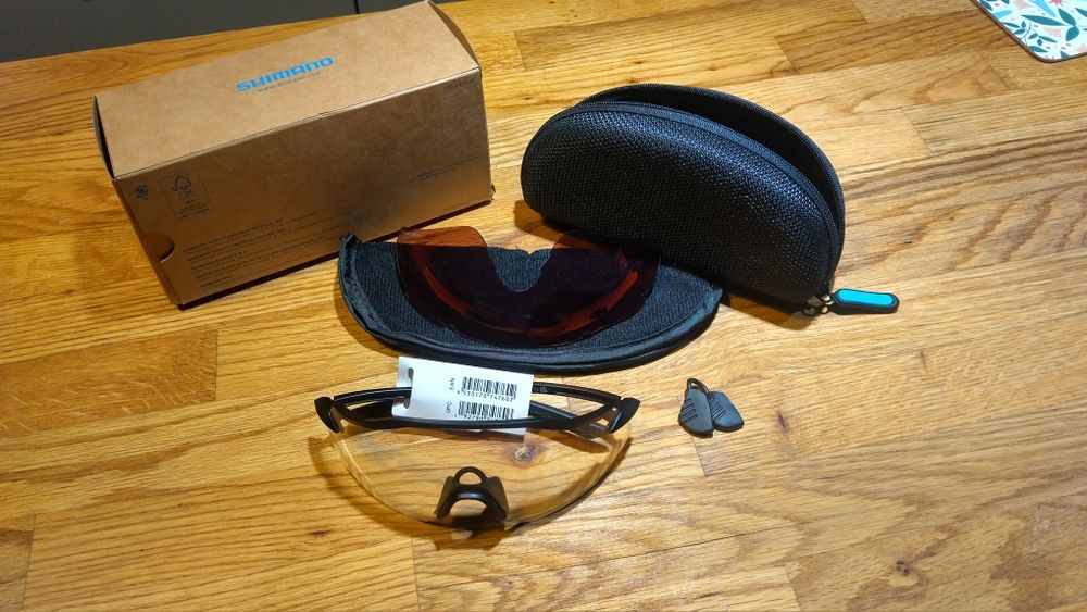 Okulary Shimano CE-EQNX4-RD Czarny Mat Road