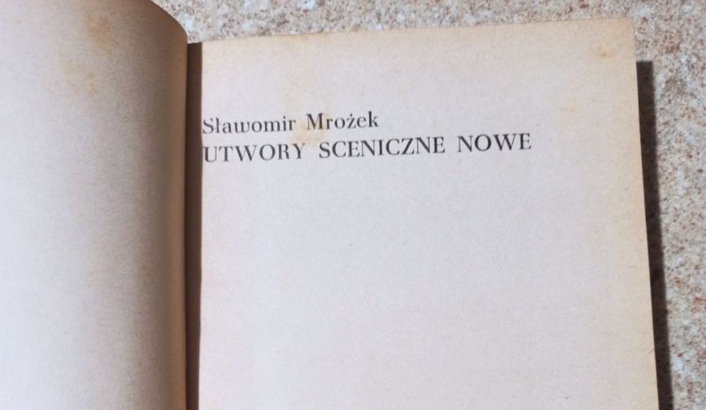 Sławomir Mrożek - Utwory Sceniczne Nowe