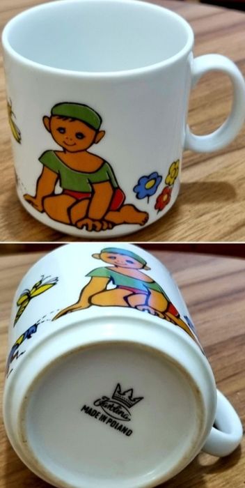 Kubki porcelanowe z PRL - Karolina