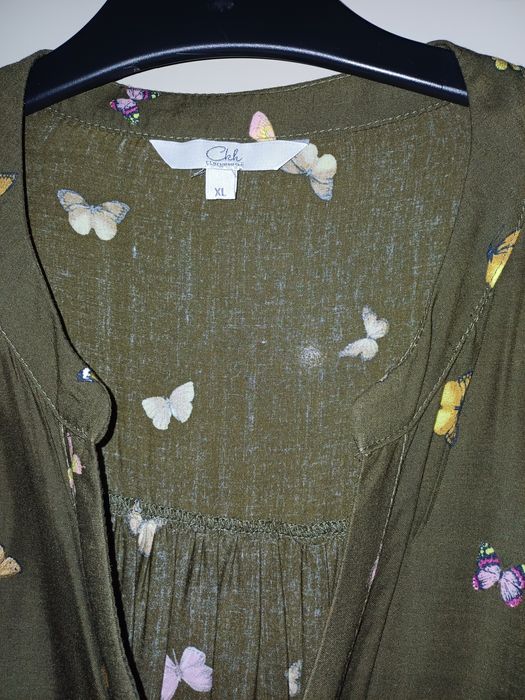 Vestido estampado.