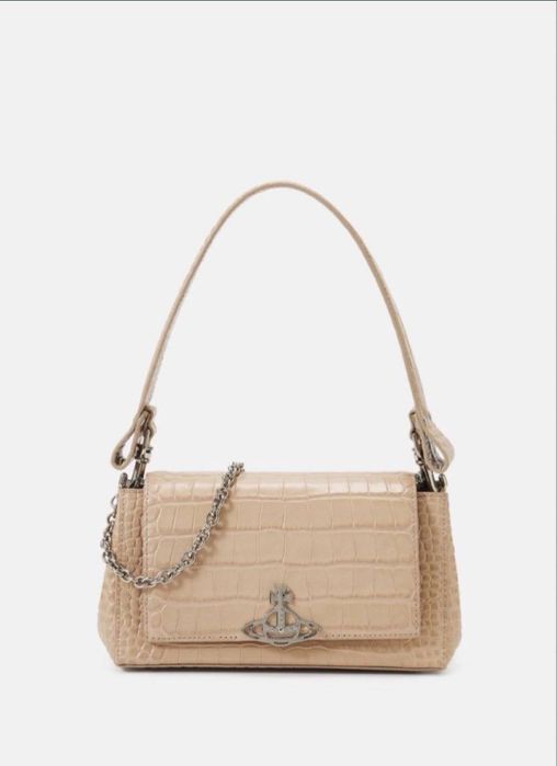 Vivienne Westwood Hazel сумка женская бежева off heron chanel жіноча