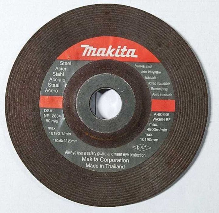 4 круга для шлифмашины болгарки - отрезные, шлифовальный и алмазный