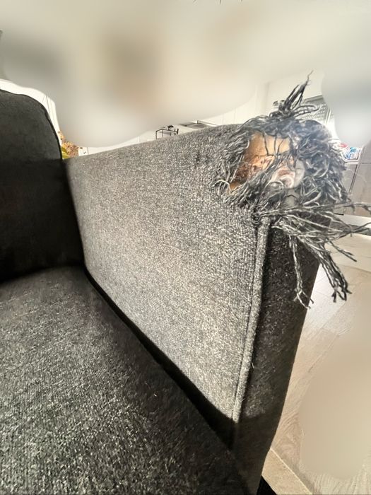 Sofá ikea  parup 3 lugares com chaise longue