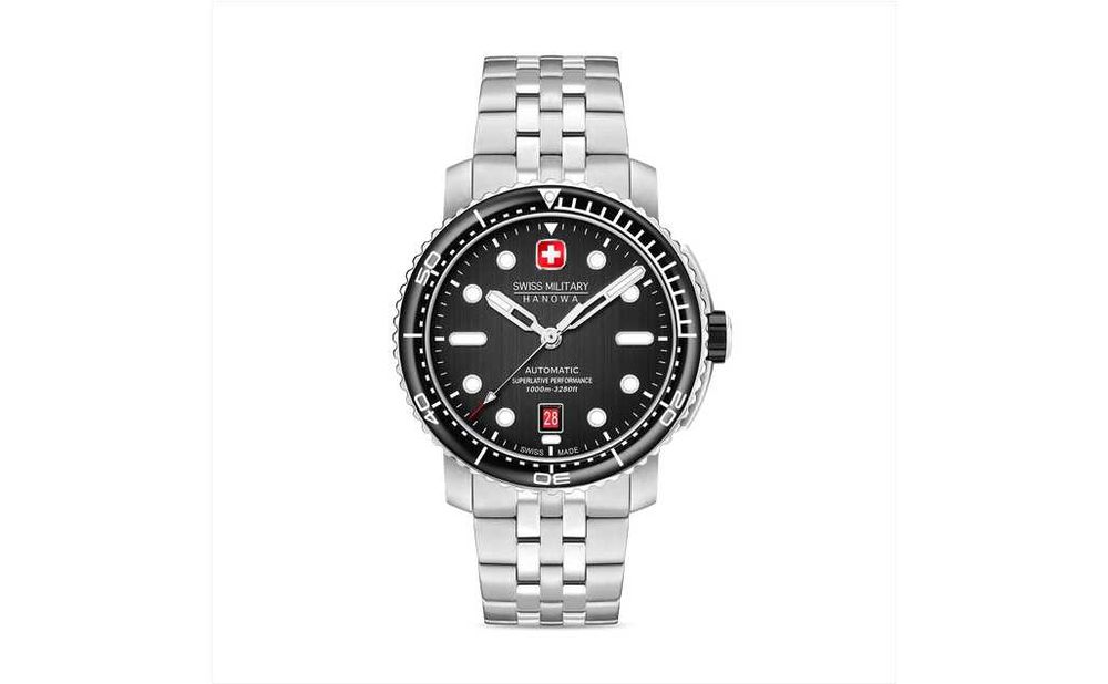 Relógio Swiss Military Hanowa  Maitre Plongeur Automático 44mm 100ATM