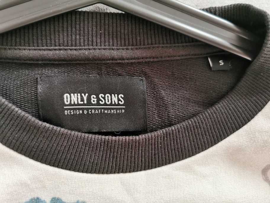 Jak nowa męska bluza robaki Only & Sons Vero Moda S