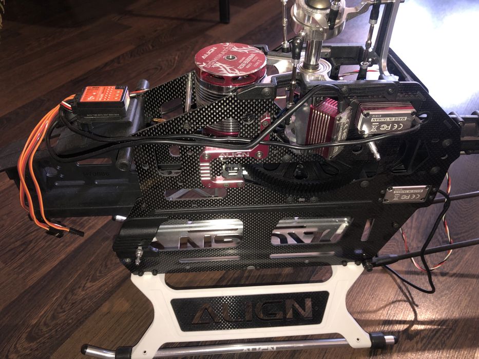 Align T-Rex 800L Dominator + пульт Hitec Optic 6 Sport RC-вертоліт