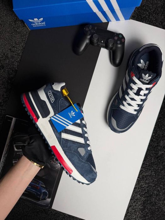 Чоловічі кросівки адідас Adidas ZX 750 Navy Red White [41,42,43,44,45]