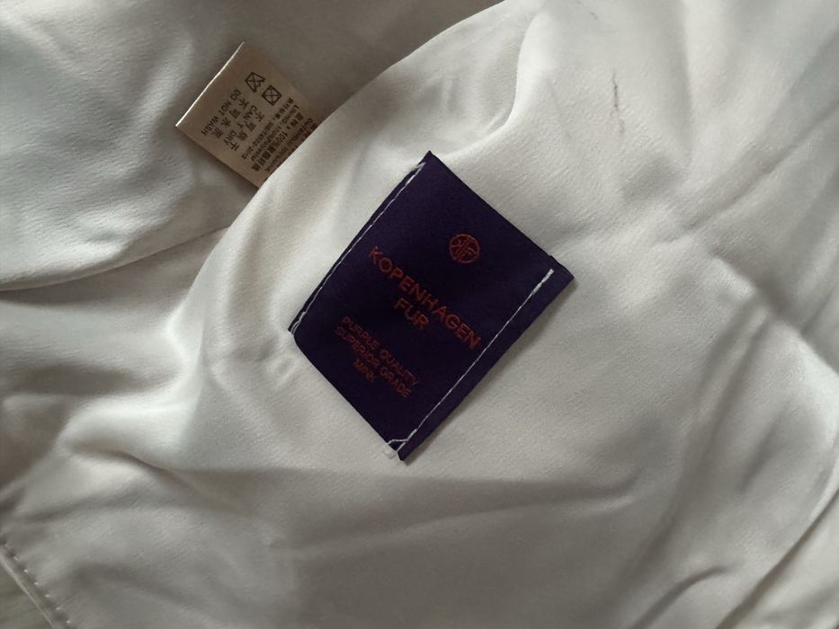 Futro krotkie kolor bezowy rozm s-l