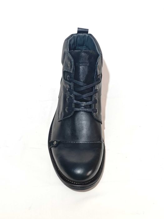 Bota Homem Couro Preto - Vários Tamanhos - Novos