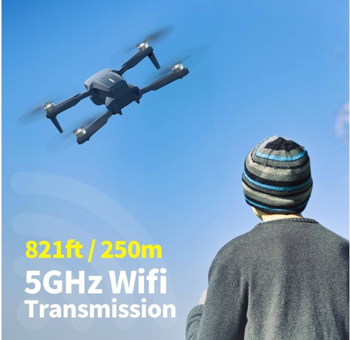 Dron K417 z kamerą 4K FPV składany WIFI bezszczotkowy silnik 3D FLIP