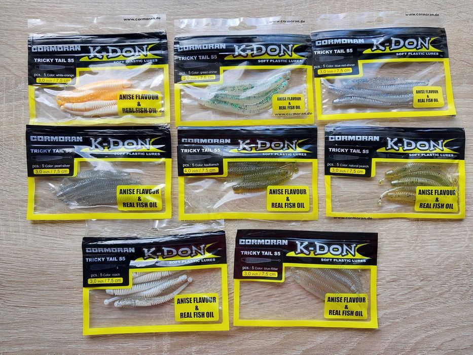 Sztuczne przynęty, przynęty spinningowe Cormoran K-Don S5, 40 sztuk