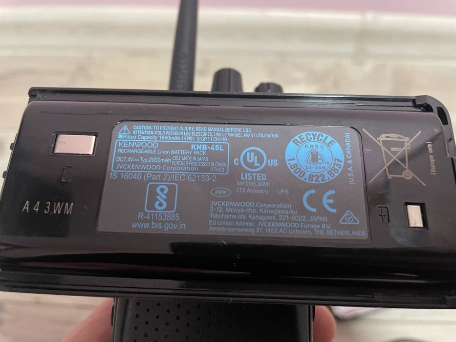 Рации kenwood tk-3701d за 2 штуки