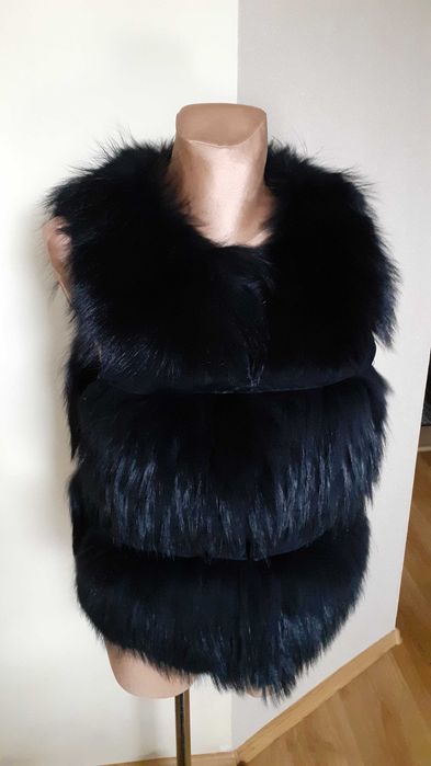 Kamizelka z naturalnego lisa