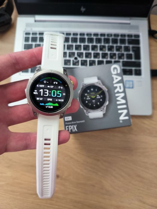 Як новий! Garmin Epix Gen2 Sapphire Titanium 47mm