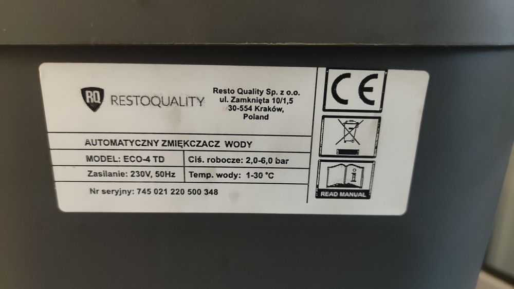 Zmiękczacz wody resto quality RQ Eco-4 TD RQ4TD