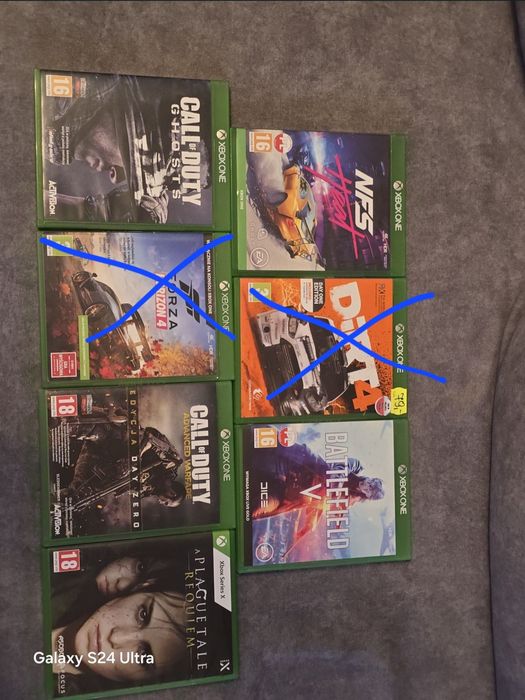 Sprzedam gry na xbox