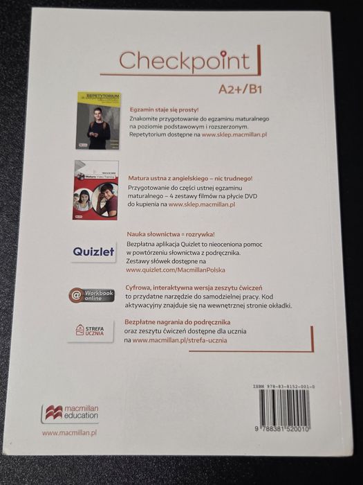 Checkpoint A2+/B1 podręcznik i ćwiczenia