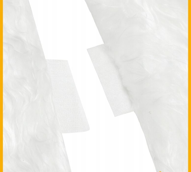 Nowy biały puszysty dywan pod choinkę 120 cm