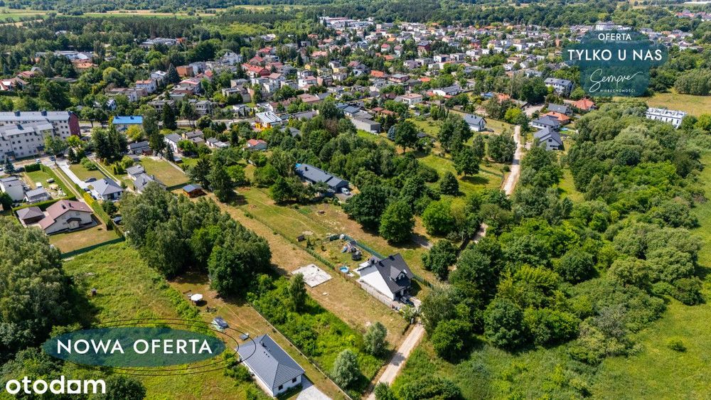 Działka z domkiem
