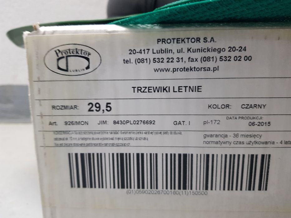 Trzewiki letnie MON rozmiar 29