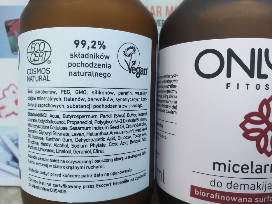 balsam do ciała i płyn micelarny Bio