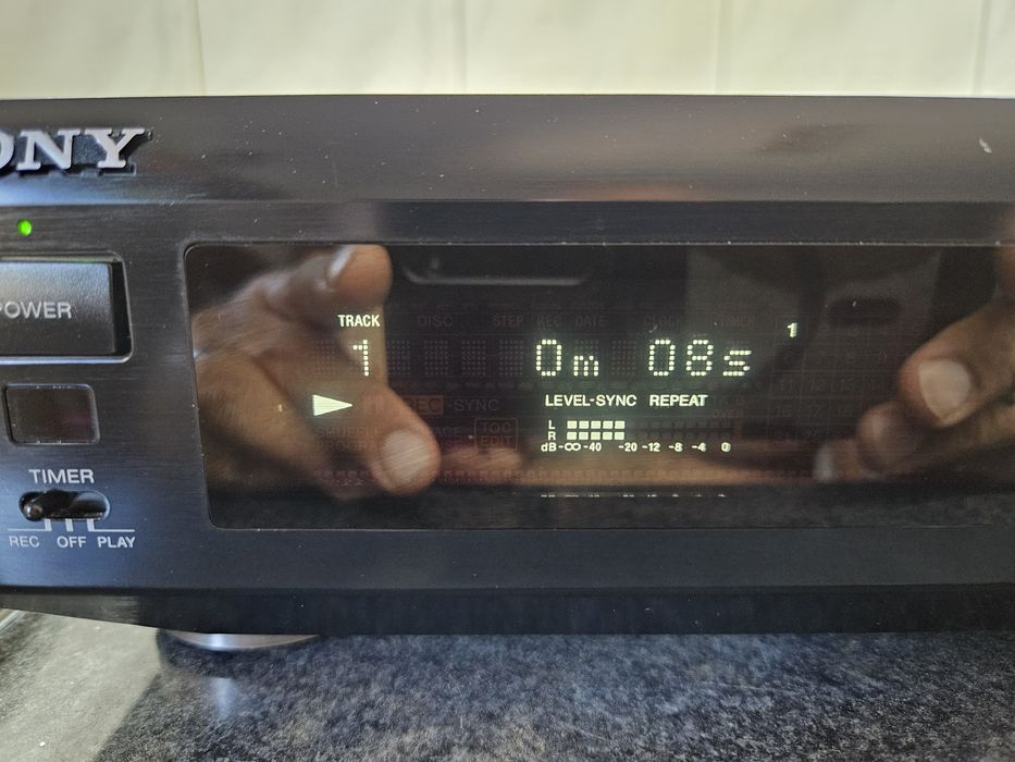 Deck MiniDisc Sony MDS-JE500 Hi-Fi Vintage – Impecável