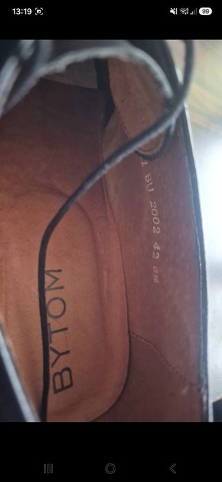 Eleganckie buty męskie marki Bytom rozmiar 42