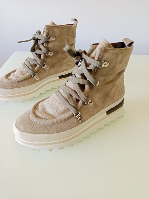 Botas senhora cor verde