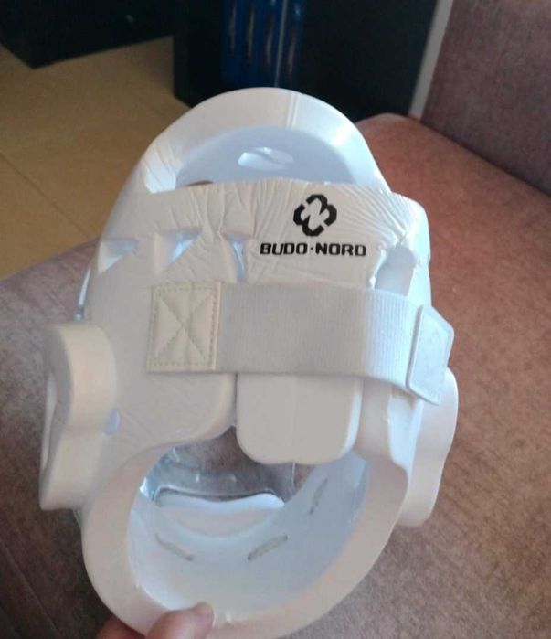 Capacete protecção de karaté