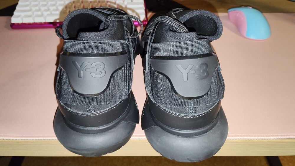 Ténis Adidas Y-3 Qasa High Triple-Black Tamanho 42 (Usados uma vez, maiores que o número)