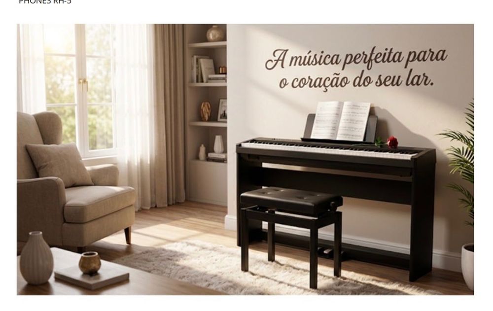 Piano Roland FP-30X - BK Preto