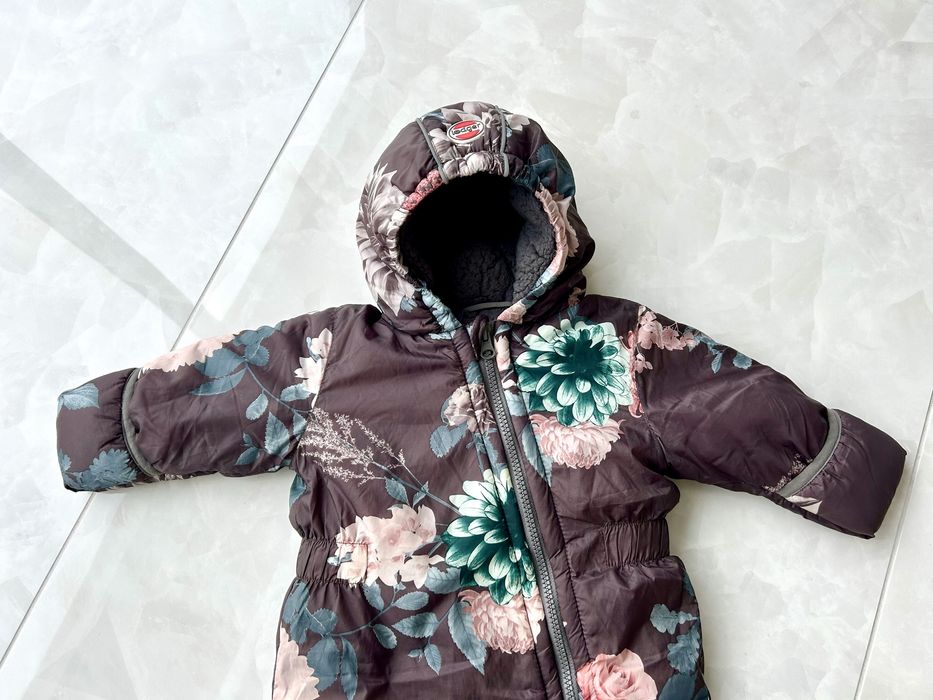 Zimowy kombinezon jednoczęściowy Lodger ciepły dziewczęcy  74 6-12m