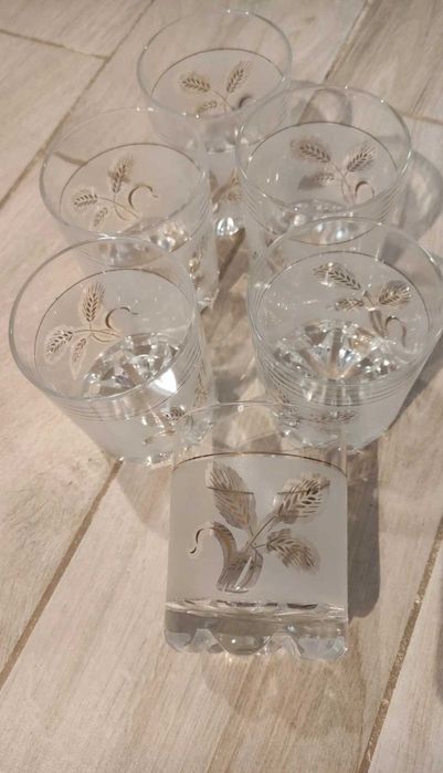 6 szklanek do whisky i 6 szklanek Duralex