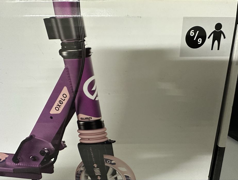 Trotinete MID 5 Violeta Oxelo Decathlon