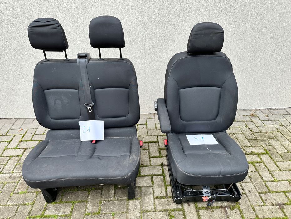 renault trafic iii komplet foteli kanapa fotel