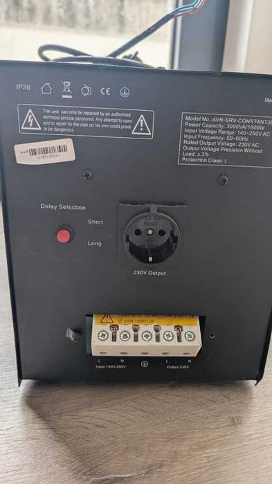 Regulador Automático de Tensão Well Constant 3000 – 3000VA/1800W