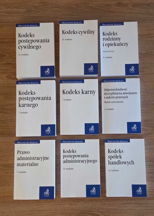 Sprzedam orzecznictwo aplikanta C.H. Beck - pakiet 9 zbiorów