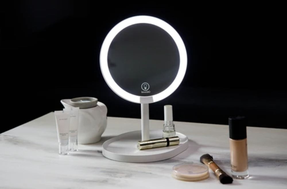 Lusterko kosmetyczne z podświetleniem bateria USB-C LED GIO-765