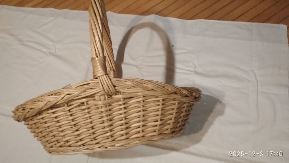 Kosz wiklinowy plecionka
