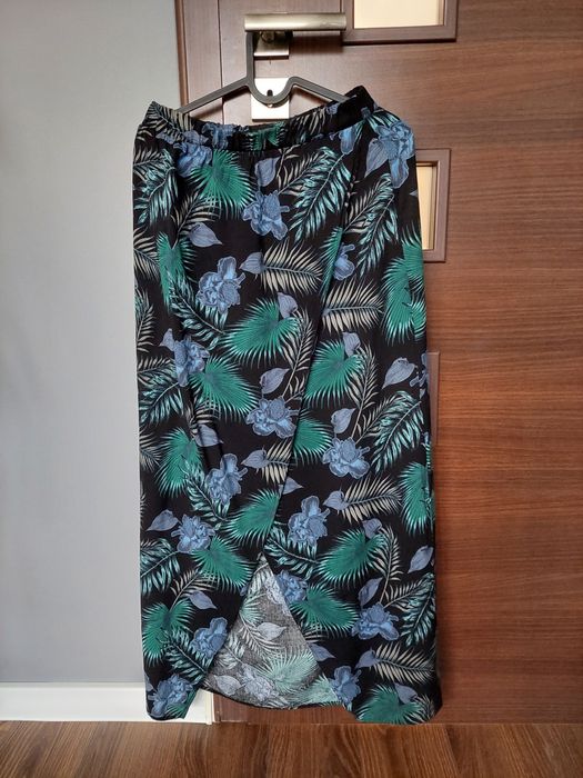 Spódnica midi w kwiaty Sinsay